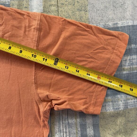 No Bad Days Orange Retro Positive Vibes Island Graphic Short Sleeve Men's Sz S - Picture 15 of 16